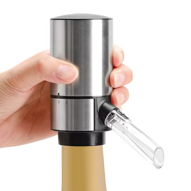 Wine Aerator Pour - Decanter intelligente ricaricabile, dispositivo di versatura