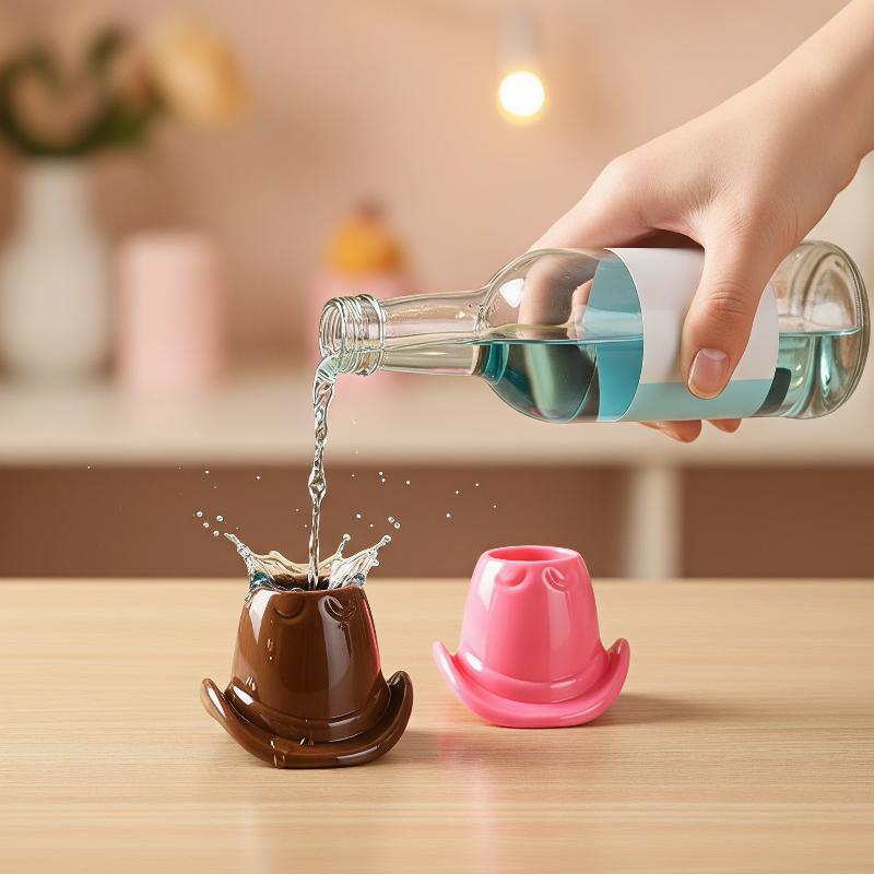 Wine Beer Hat - Bicchieri da vino a forma di